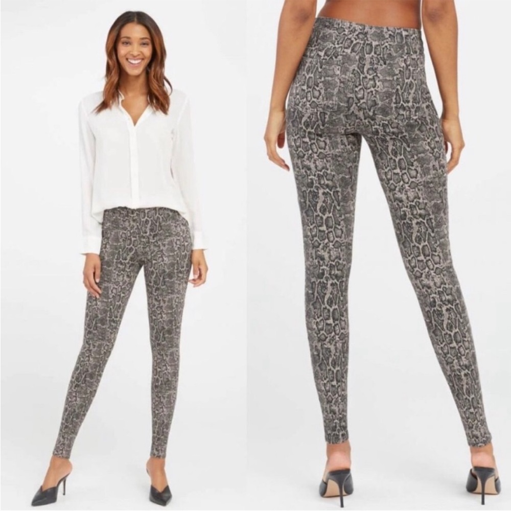 SPANX snakeskin jean-ish leggings/skinny jeans/jeggings